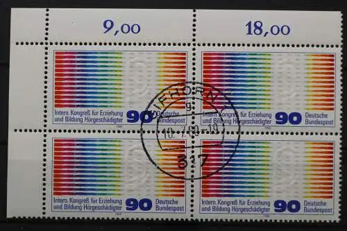 Deutschland (BRD), MiNr. 1053, 4er Block, Ecke links oben, EST - 651336