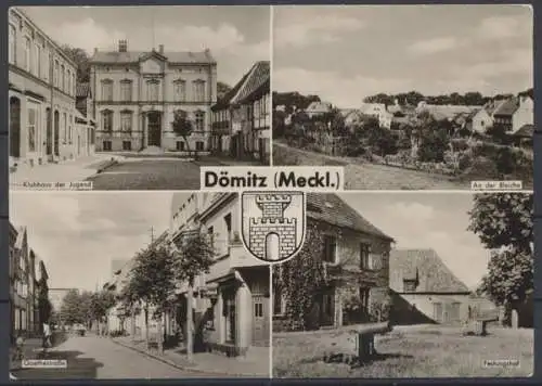 Dömitz, Klubhaus der Jugend, An der Bleiche, Goethestraße, Festungshof - 411775