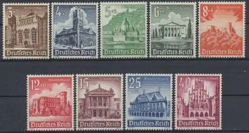 Deutsches Reich, MiNr. 751-759, postfrisch - 601909