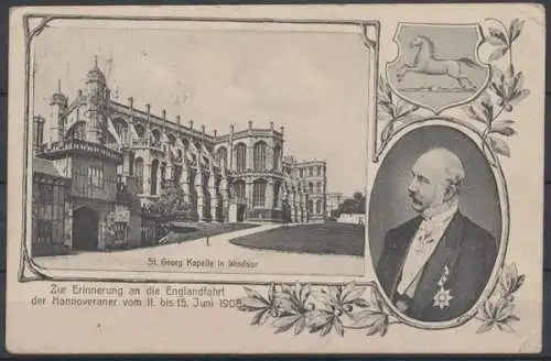 Hannover, Englandfahrt der Hannoveraner vom 11. bis 15 Juni 1908 - 412034