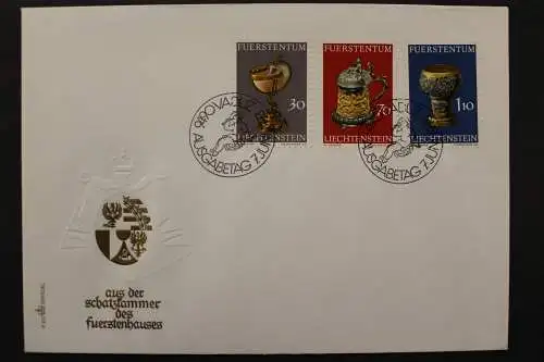 Liechtenstein, MiNr. 587-589, FDC - 653814