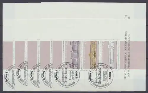 Deutschland (BRD), MiNr. Block 20, 10 Blöcke, ESST Bonn, gestempelt - 602864