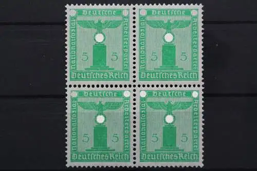 Deutsches Reich Dienst, MiNr. 147, Viererblock, postfrisch - 652509