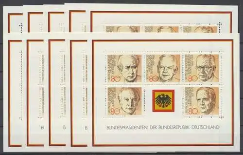 Deutschland (BRD), MiNr. Block 18, 10 Blöcke, postfrisch - 602859