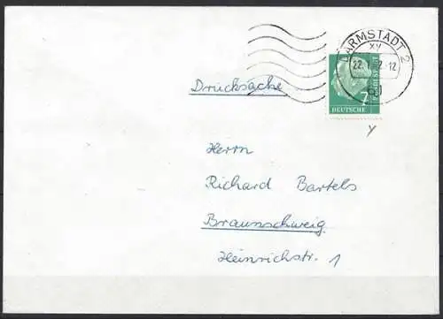 Deutschland (BRD), MiNr. 179-260 y auf 5 Versuchsbriefen, BPP Fotoattest - 690392