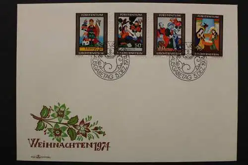 Liechtenstein, MiNr. 616-619, FDC - 653821