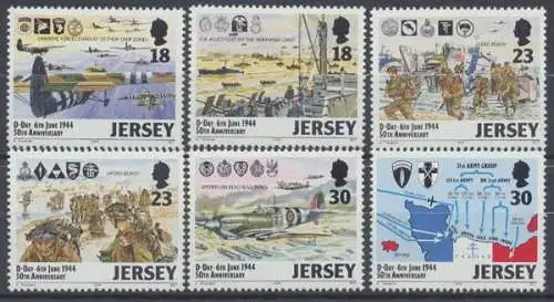 Jersey, MiNr. 654-659, postfrisch - 603211