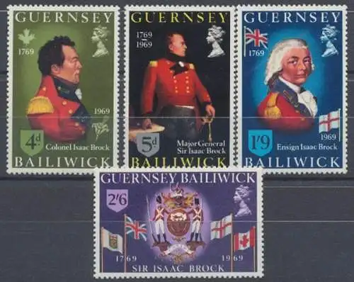 Guernsey, MiNr. 24-27, postfrisch - 603484