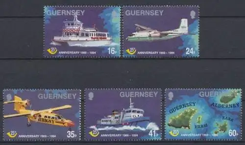 Guernsey, MiNr. 645-649, postfrisch - 603497