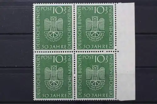 Deutschland (BRD), MiNr. 163, 4er Block, re. Rand, postfrisch - 653754