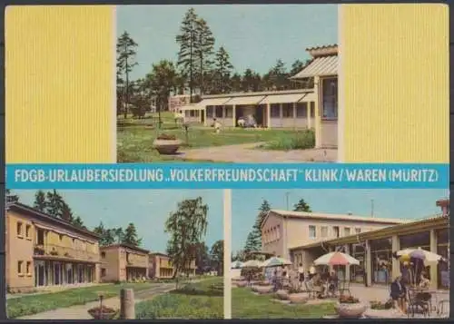 Waren (Müritz), FDGB- Urlaubersiedlung "Völkerfreundschaft" - 411740