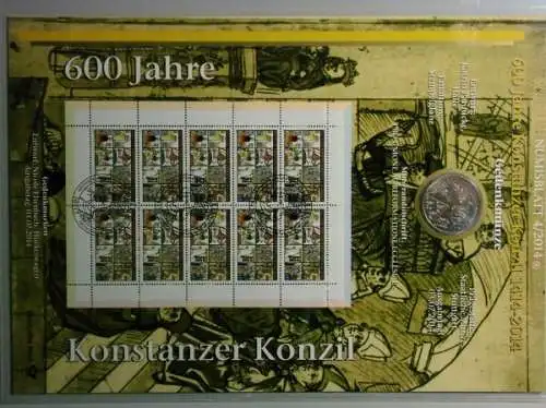 BRD, Numisblatt 4/2014, Konstanzer Konzil - 4/2014