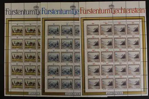 Liechtenstein, MiNr. 821-823 KB, postfrisch - 690629