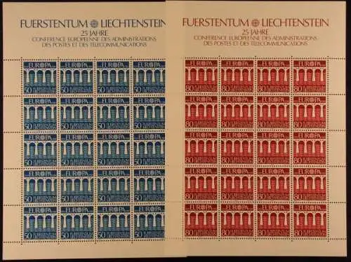 Liechtenstein, Michel Nr. 837-838 KB, postfrisch / MNH - 690651