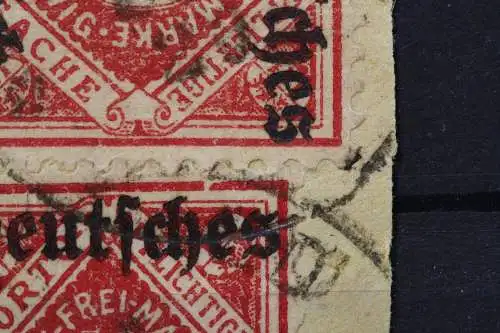 Deutsches Reich Dienst, MiNr. 53 PLF II, Briefstück - 653939