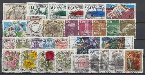 Berlin, Michel Nr. 659-688, Jahrgang 1982, Berlinstempel - 604936