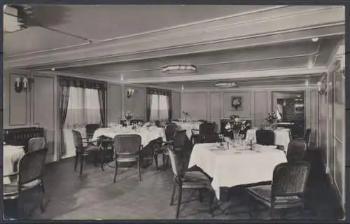 Motorschiff "Seattle" der Hamburg-Amerika Linie, Speisesaal - 412152