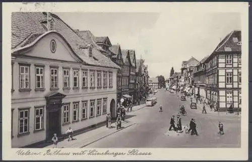 Uelzen, Rathaus mit Lüneburger Strasse - 412363