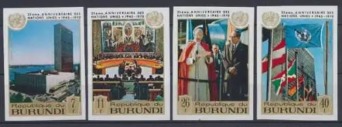 Burundi, Michel Nr. 661-664 B, postfrisch / MNH - 603650