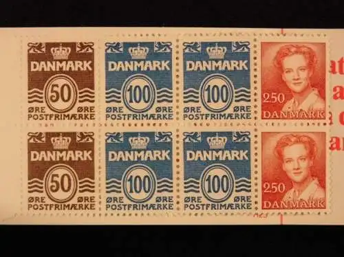 Dänemark, Michel Nr. 572, 774 und 777, MH 30, postfrisch / MNH - 690647