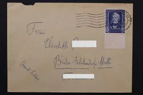 Deutschland (BRD), MiNr. 120 auf Brief ab Nürnberg nach Berlin, 1950 - 511982