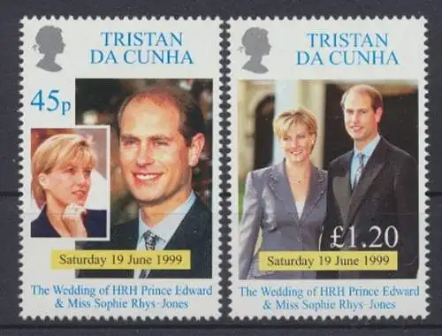 Tristan da Cunha, Michel Nr. 658-659, postfrisch - 61748