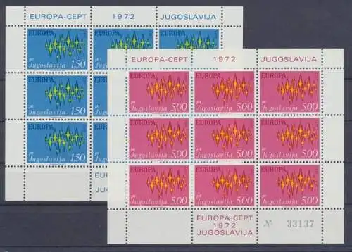 Jugoslawien, Michel Nr. 1457-1458 KB, postfrisch - 609485