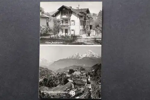 Berchtesgaden, Villa Josefsheim, Ortsansicht mit Watzmann - 421108