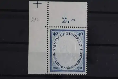 Deutschland, MiNr. 210, Ecke li. oben, senkr. dgz, postfrisch - 631434