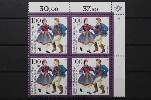 Deutschland, MiNr. 1698, 4er Block, Ecke rechts oben, postfrisch - 656069