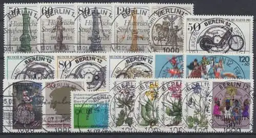 Berlin, Michel Nr. 689-707, Jahrgang 1983, Berlinstempel - 604937