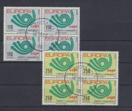 Türkei, Michel Nr. 2280-2281 (4), gestempelt - 63182