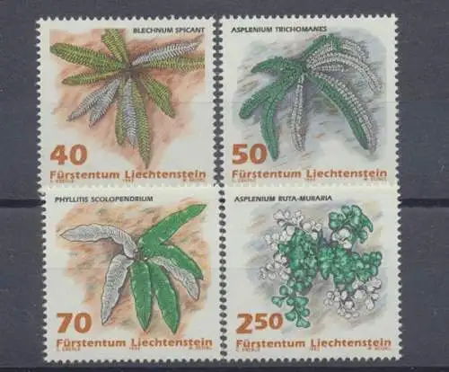 Liechtenstein, MiNr. 1045-1048, postfrisch - 64175