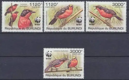 Burundi, Michel Nr. 2126-2129 a, postfrisch/MNH - 605306