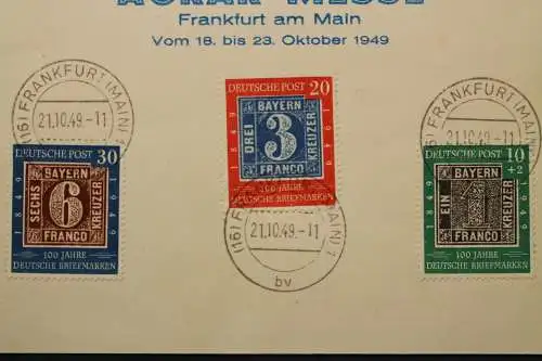 Deutschland (BRD), MiNr. 113-115, Sonderkarte, gestempelt - 656326