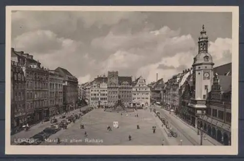 Leipzig, Markt mit altem Rathaus - 402785