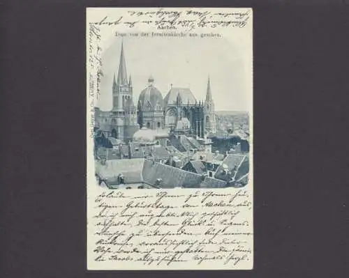 Aachen, Dom von der Jesuitenkirche aus gesehen - 402949