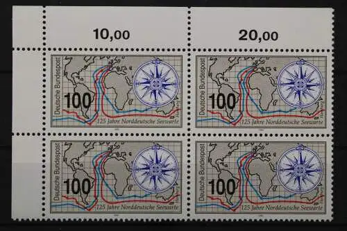 Deutschland, MiNr. 1647, 4er Block, Ecke links oben, postfrisch - 656025