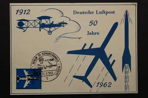 Berlin, 50 Jahre Deutsche Luftpost, SST 12.9.62 Luposta - 511680