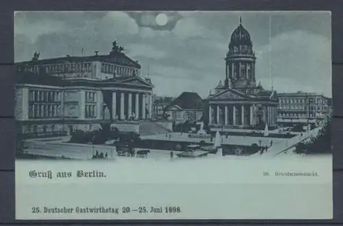 Berlin, Gensdarmenmarkt, 25. Deutscher Gastwirthetag 1898 - 402809