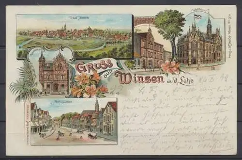 Winsen, a.d. Luhe, Rathaus, Post, Apotheke ... - 402871