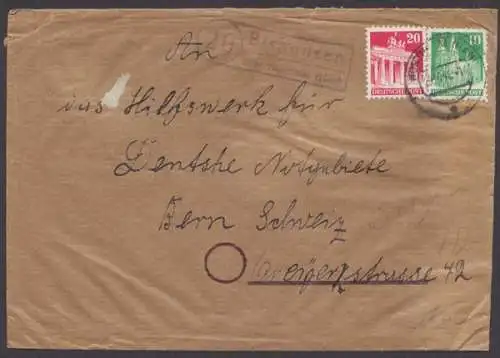 Bishausen über Northeim, Landpoststempel auf Bedarfsbrief, 1948 - 500316