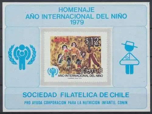 Chile, MiNr. 915 Gedenkblatt - 694731