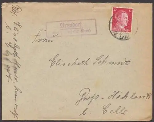 Arendorf über Ebsdorf, Landpoststempel - 500242