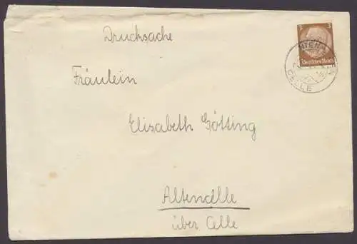 Nienhagen über Celle, Brief aus dem Jahr 1940 - 500308