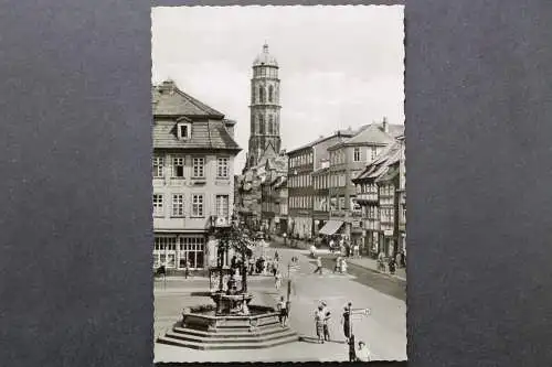 Göttingen, Gänseliesel mit WeenderStraße, Kirche - 421823