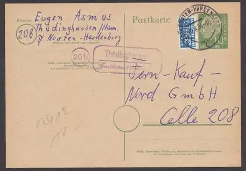 Thüdinghausen über Nörten - Hardenberg, Landpoststempel, 1964 - 500373