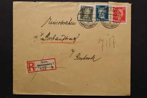 Deutsches Reich, Frankatur mit Lochung GGM, 3 Marken, 14.9.28 - 512218