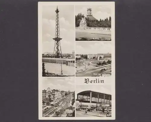 Berlin, Funkturm, Rathaus Schöneberg, Pltz der Luftbrücke Kurfürstendamm, Bahnhof Zoo - 412540