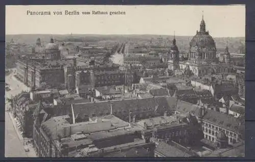 Berlin, Panorama von Berlin vom Rathaus gesehen - 402804